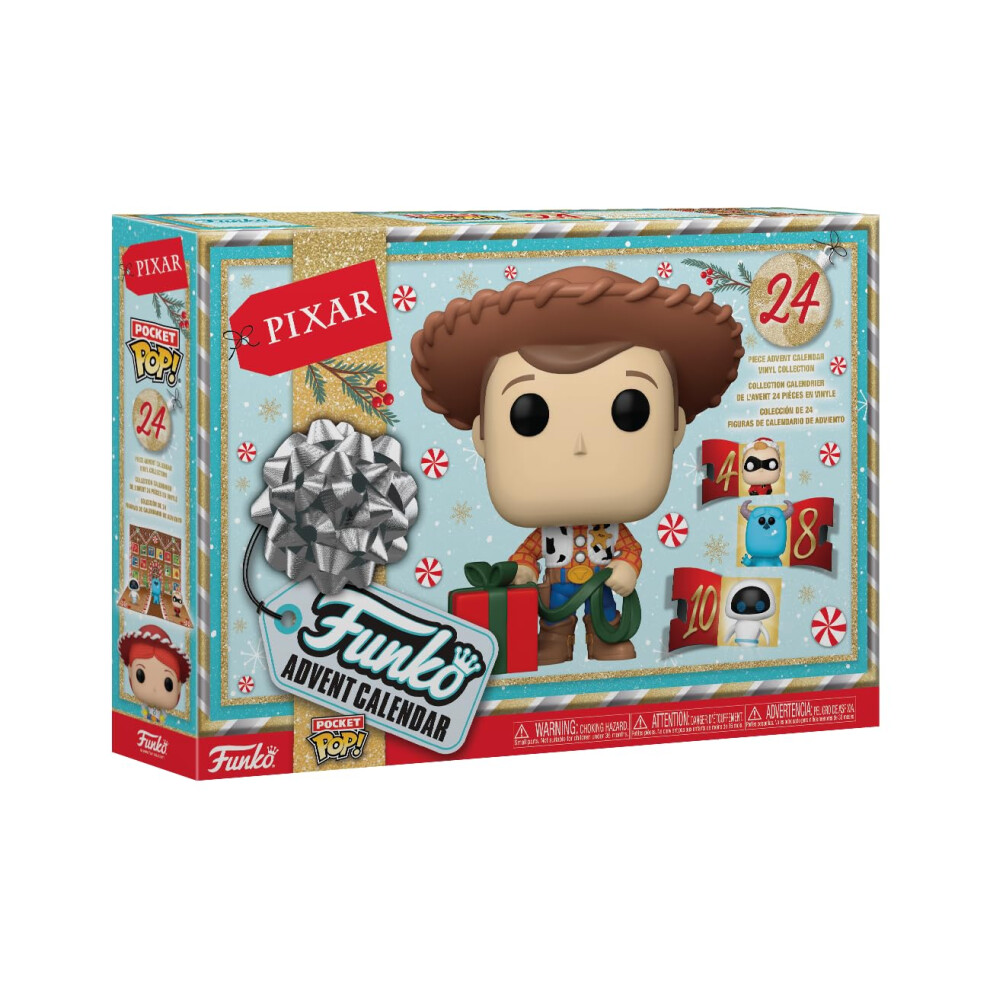 Funko Pop Advent Calendar Pixar 2024  24 Pocket Pop Vinyl Figures