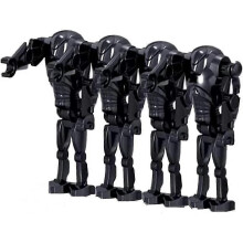 28pcs Pack Battle Soldiers, Generals And Droids with Weapons Minifigure Set, Building Blocks Action Figures Toy Kids Gift