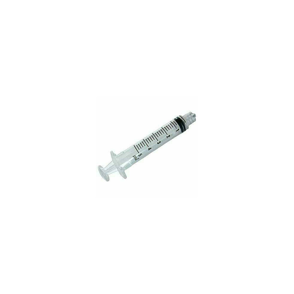 (10) 5ml BD Plastipak Luer Lock Syringe