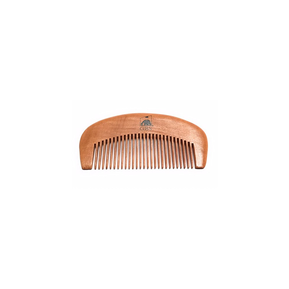 G.b.s Unisex Gbs Beard Natural Wooden Comb Promotes Beard Growth And Volume Beard Styling Comb