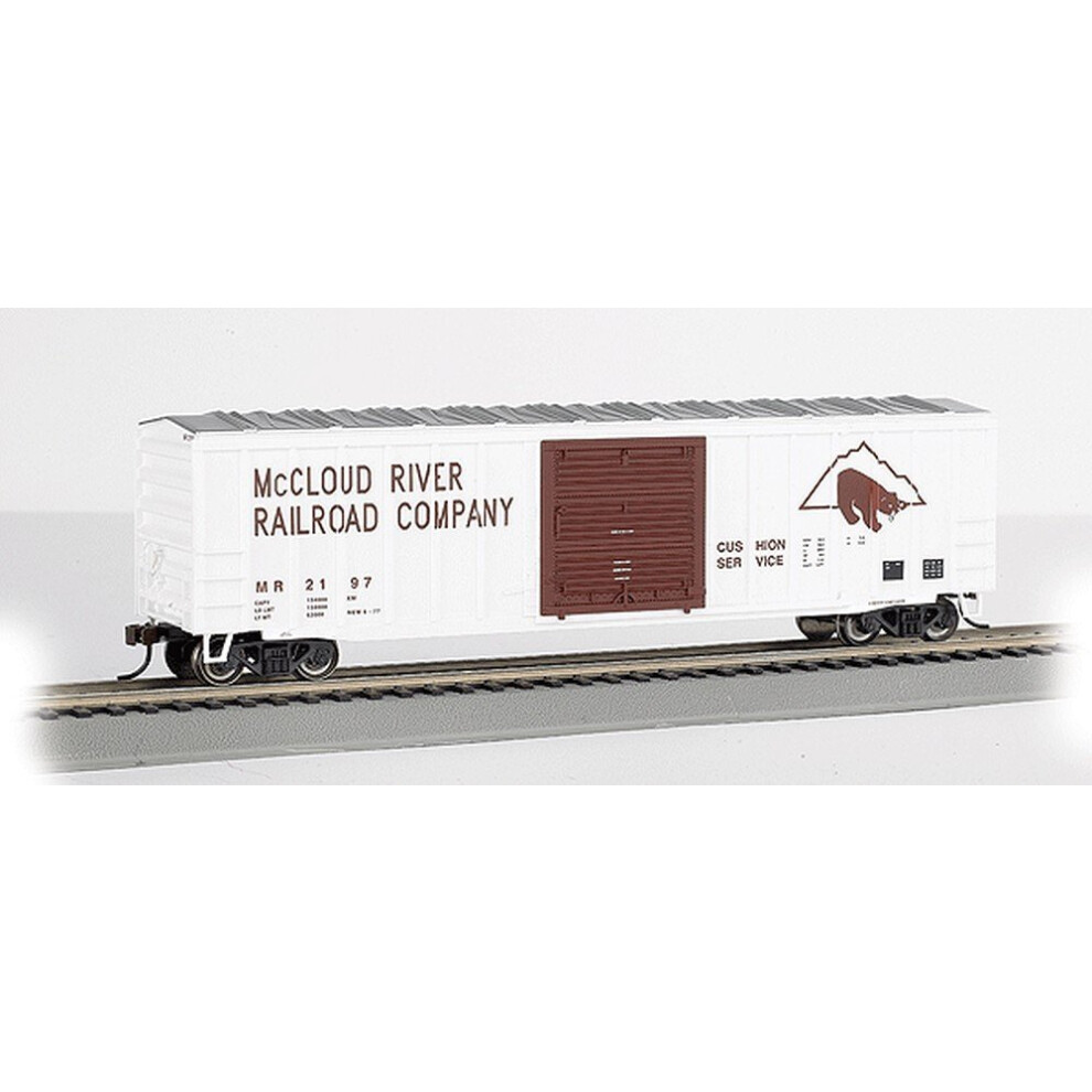 Mccloud RIVer ACF 50  6 Outside Braced Sliding Door Box Car  HO Scale