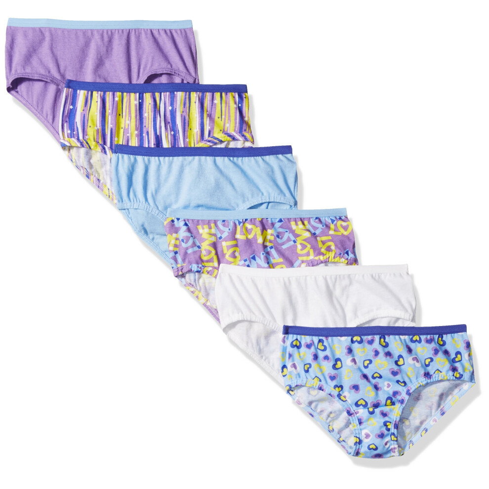 Fruit of the Loom Girls Low Rise Brief Multipacks  6 PackFashion Assorted  4