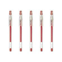 Pilot Hi-Tec-C 04 Gel Ink Pen Ultra Fin Point 0,4 mm Rd Blck LH-20C4 Vrde Set med 5