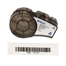 Brady Authentic M21750461 ExtremeTemp Resistant Label for Lab Equipment and Asset Tracking Labeling Black on White For