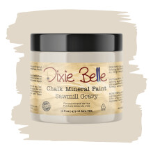 Dixie Belle Paint Company Chalk Finish Furniture Paint - Sawmill Gravy (16oz) - Matte Smooth Beige Chic Chalk Mineral DIY Furniture Paint