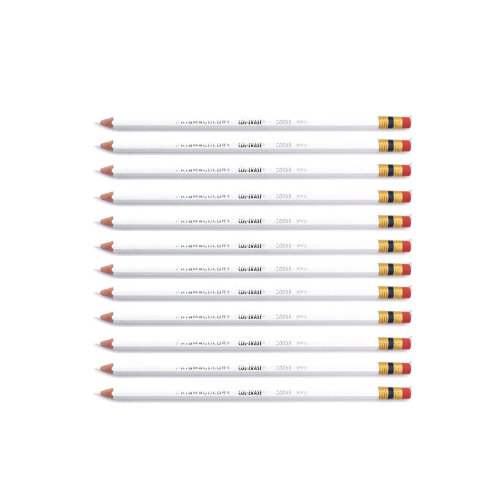 Prismacolor Verithin Colored Pencil  White Pack of 12