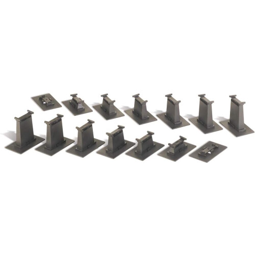 BACHMANN Bachmann Trains 14 PC EZ TRACK GRADUATED PIER SET  HO Scale