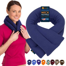 SunnyBay Coussin Chauffant Micro-ondes pour Cou et Épaules, 2,8 lb, 26 pouces, Compresse Réchauffante