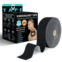 Nastro Kinesiotaping Vive (32 Metri) - Nastro di Supporto Atletica Terapeutica - Rullo Uncut Kensio