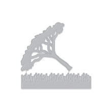 Hero Arts DI399 Fancy Die Thorn Tree and Grasses