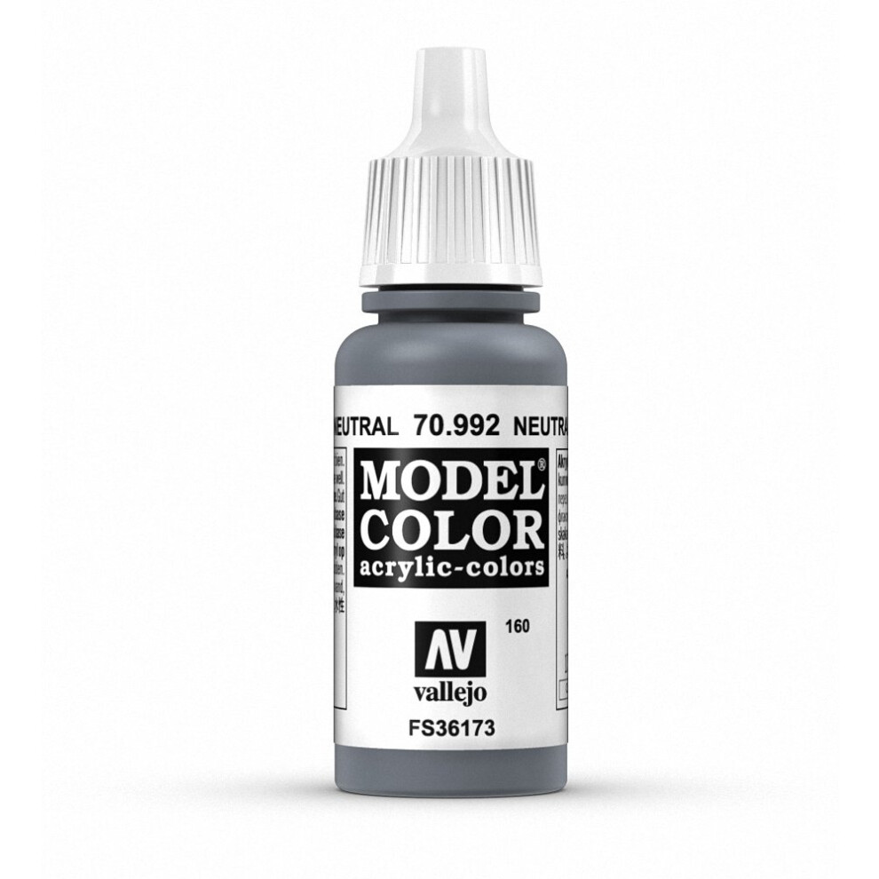 Vallejo Acrylic Paint  Neutral Grey