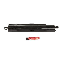 Bachmann Trains SnapFit EZ TRACK 9 STRAIGHT TERMINAL RERAILER wWIRE 1card STEEL ALLOY Rail With Black Roadbed HO
