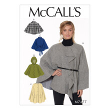 McCall Patterns Misses HoodedCollared or Collarless Capes