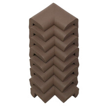 KidKusion Coins de Protection | Fabriqué aux USA | Marron | 8 Pack | Protecteur de Meubles