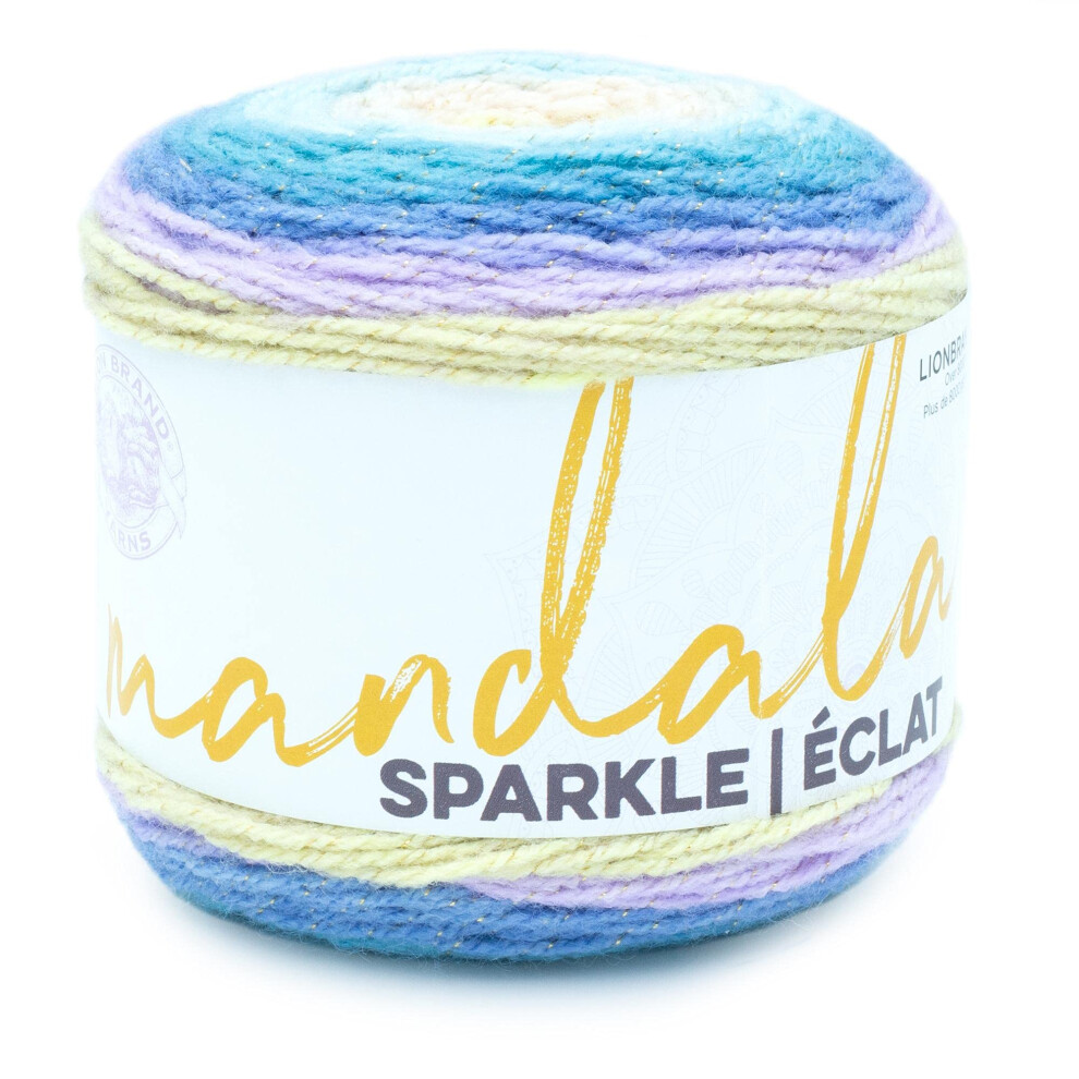 1 Skein Lion Brand Yarn Mandala Sparkle Yarn  Orion