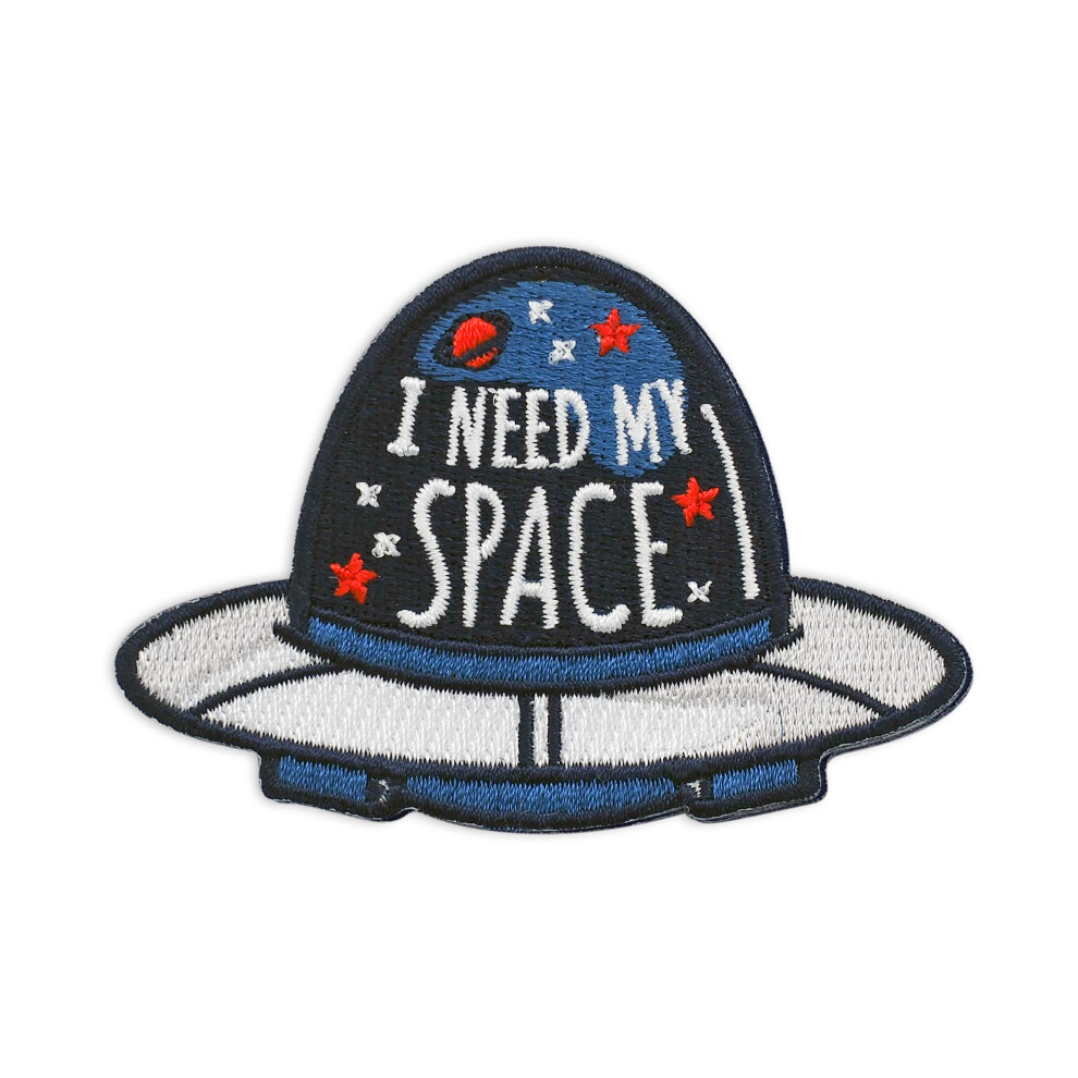 Winks For Days I Need My Space UFO Embroidered IronOn Patch