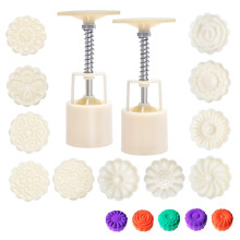 Bai cu bombe kit akamino 2 buca?i bombe de baie presa cu 12 buca?i timbre pentru bricolaj fabricare de baie cu bomba de luna
