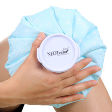 NeoTech Care Ice Bag, Screw Top Fillable, Reusable (Snowflakes Design, 8 inch)