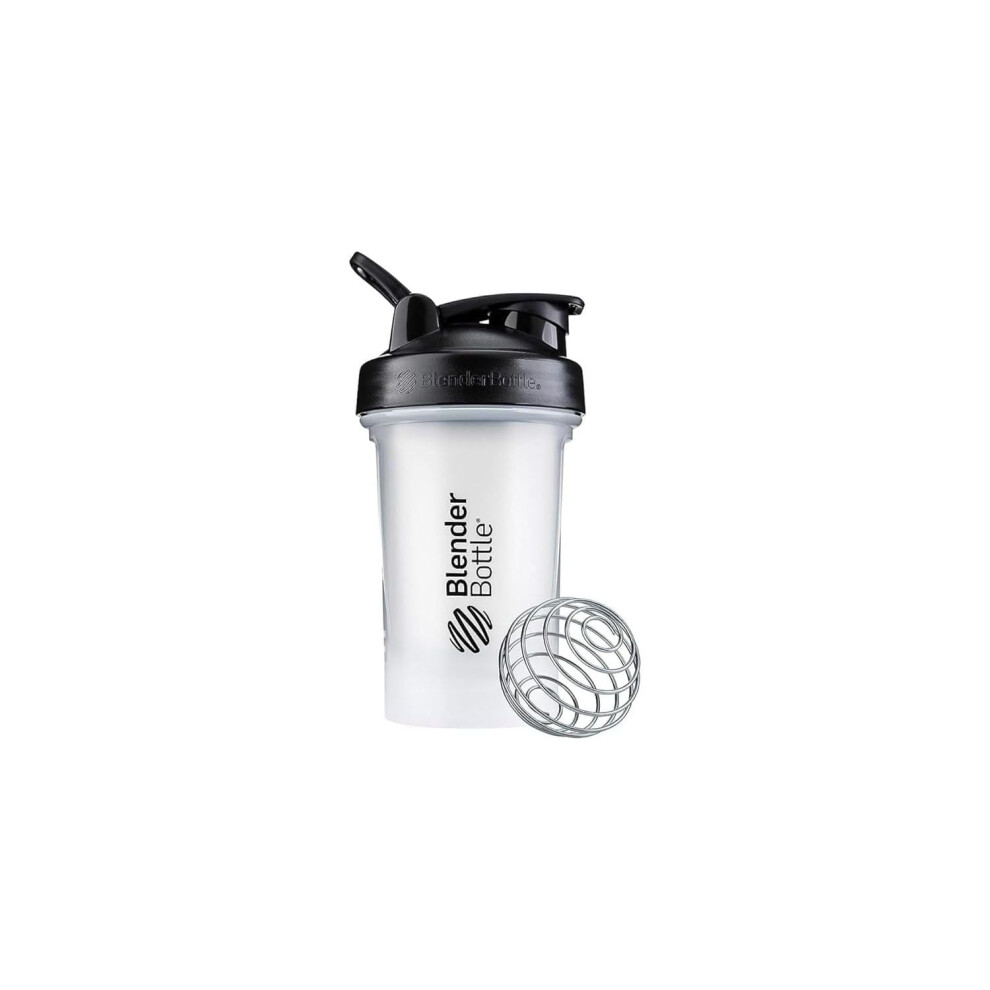 Blenderbottle Classic V2 Shaker Bottle Perfect For Protein Shakes And Pre Workout 20Ounce Clearblack