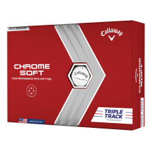 Callaway Golf 2022 Chrome Soft Golf Balls Triple Track White