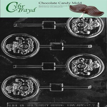 Cybrtrayd Life of the Party Joy Pop Chocolate Candy Moule dans Scelled Protective Poly Bag Imprime avec des instructions de moulage Cybrtrayd pro