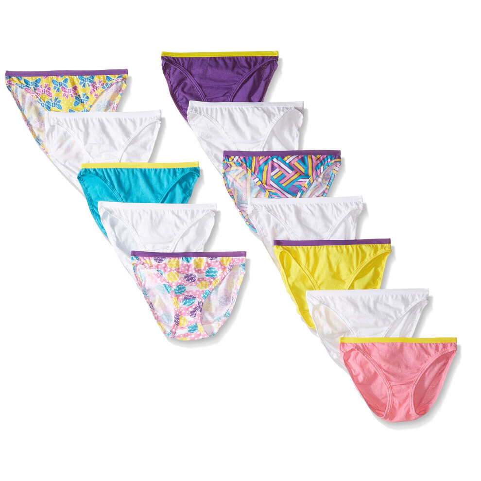 Fruit Of The Loom Big Girls Wardrobe Bikini   Assorted  14Pack of 12