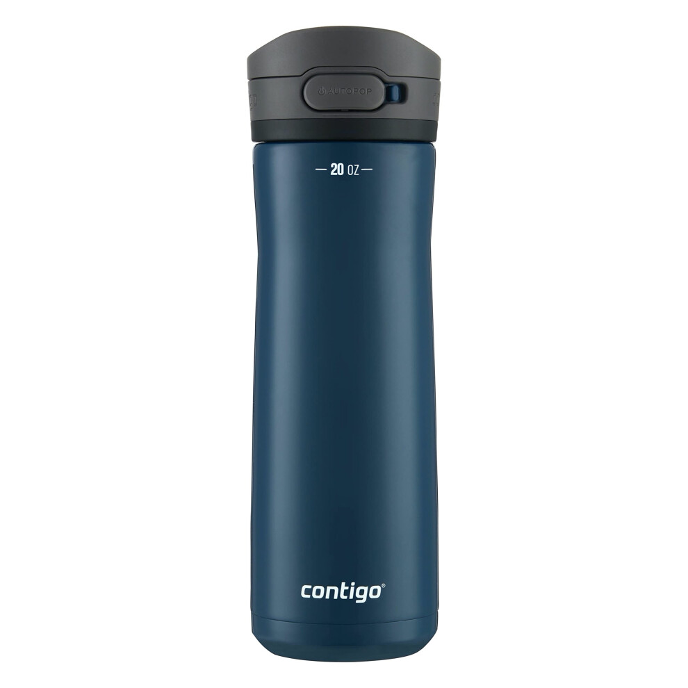 Contigo Jackson Chill 20  VacuumInsulated Stainless Steel Water Bottle with Secure Lid  LeakProof Travel Friendly  20oz Capac