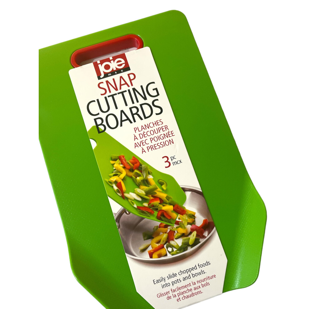 Joie Cutting Boards  3 Count  Colors May Vary