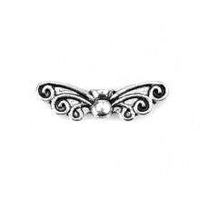 20 pices Tibtain Argent Papillon Faery Wing Charm Perles 22mm ~ Rsultats de Bijoux ~