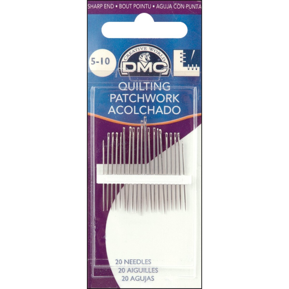 DMC 1766510 Quilting Hand Needles  20Pack  Size 510