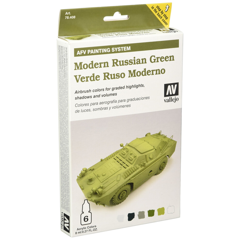 Vallejo AFV Modern Russian Green Painting System