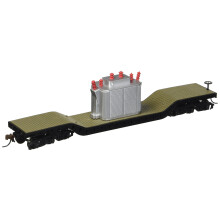 Bachmann Trains 52 Center Depressed Flat Car with TRANSFORMER HO Scale
