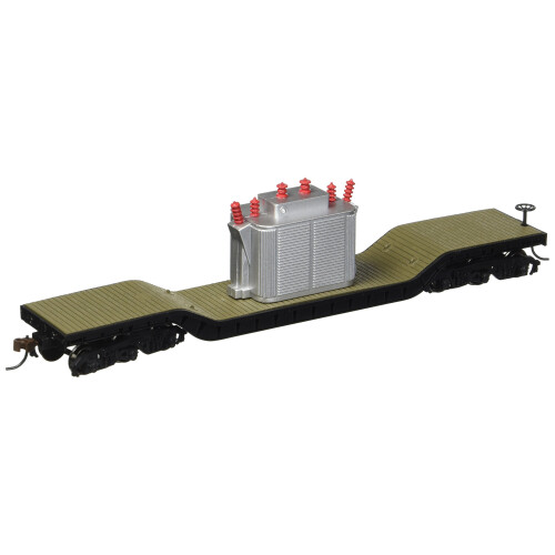 BACHMANN Bachmann Trains  52 Center Depressed Flat Car  with TRANSFORMER  HO Scale