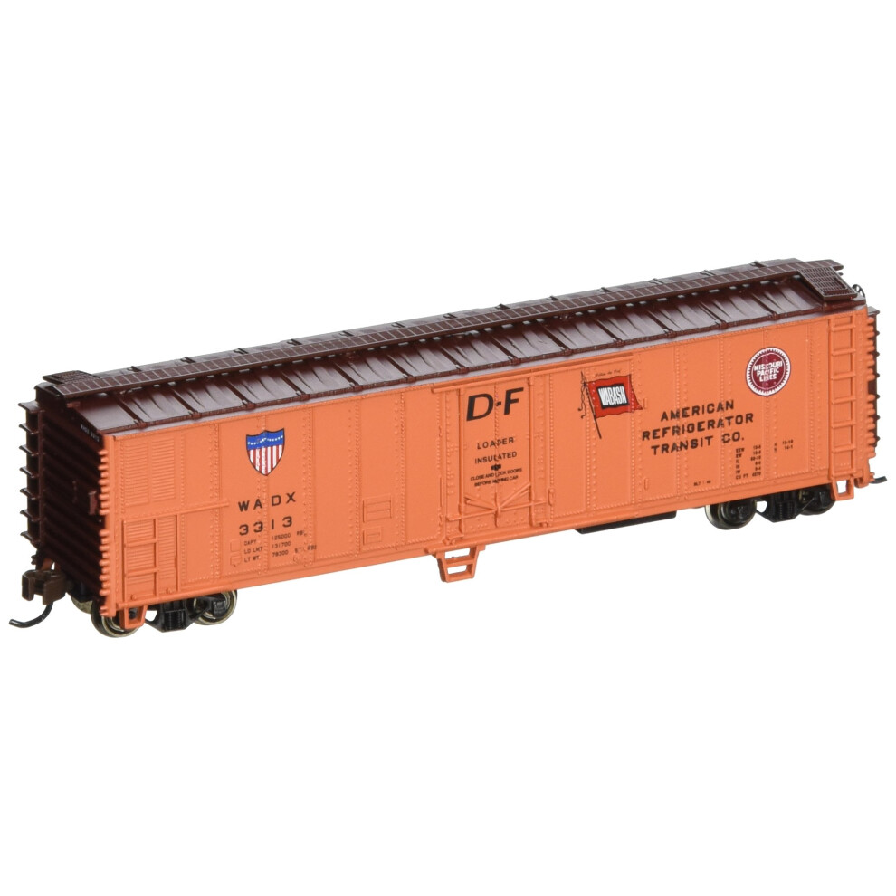 Bachmann Industries ACF 50 Steel Reefer American Refrigerator Transit Company Car  N Scale