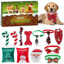 (12days, 2) Christmas Pet Countdown Blind Box Dog Christmas Toy Blind Box Christmas Cat Toy Gift For Hairy Children