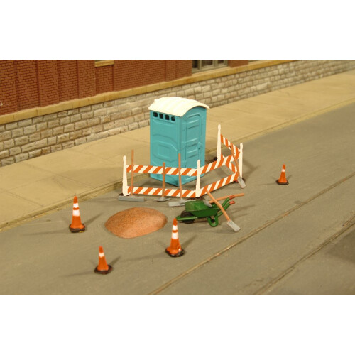BACHMANN Bachmann Industries Miniature HO Scale Figures Building Site Accessories Train