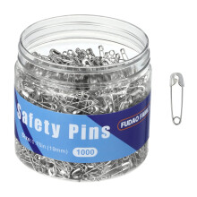 1.000 Stuks Mini Veiligheidsspelden 0,75 inch (19mm), Kleine Veiligheidsspelden voor Kleding