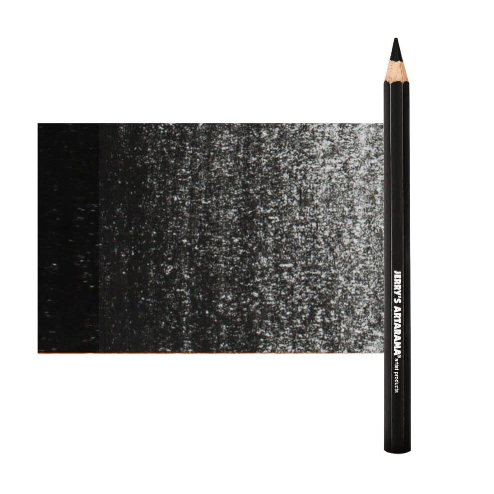 Jerrys Artarama Jumbo Jet Charcoal Pencil  55mm Lead  Durable  Oversized Pencil for Sketching  Outlines  Technical Drawing