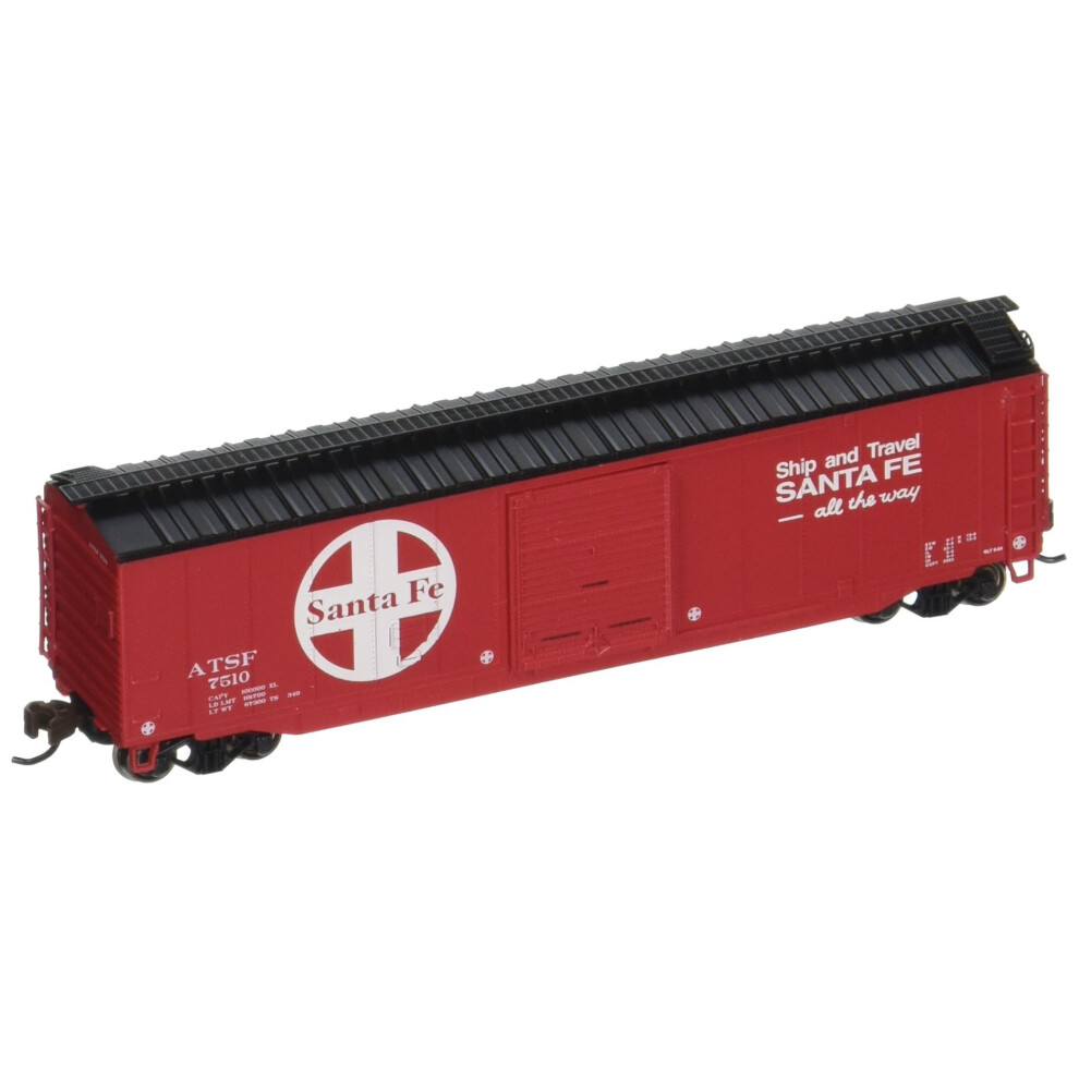 Bachmann Industries 50 Sliding Door Box Santa Fe Car  N Scale