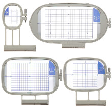 Ny Brothread -brodermaskin Hoop 4 i 1 -uppsttning (SA437+SA438+SA439+SA441) fr bror Innovis NQ3600D/3500D NQ1600E/1400E VE2200 4000D 1500D V7 V