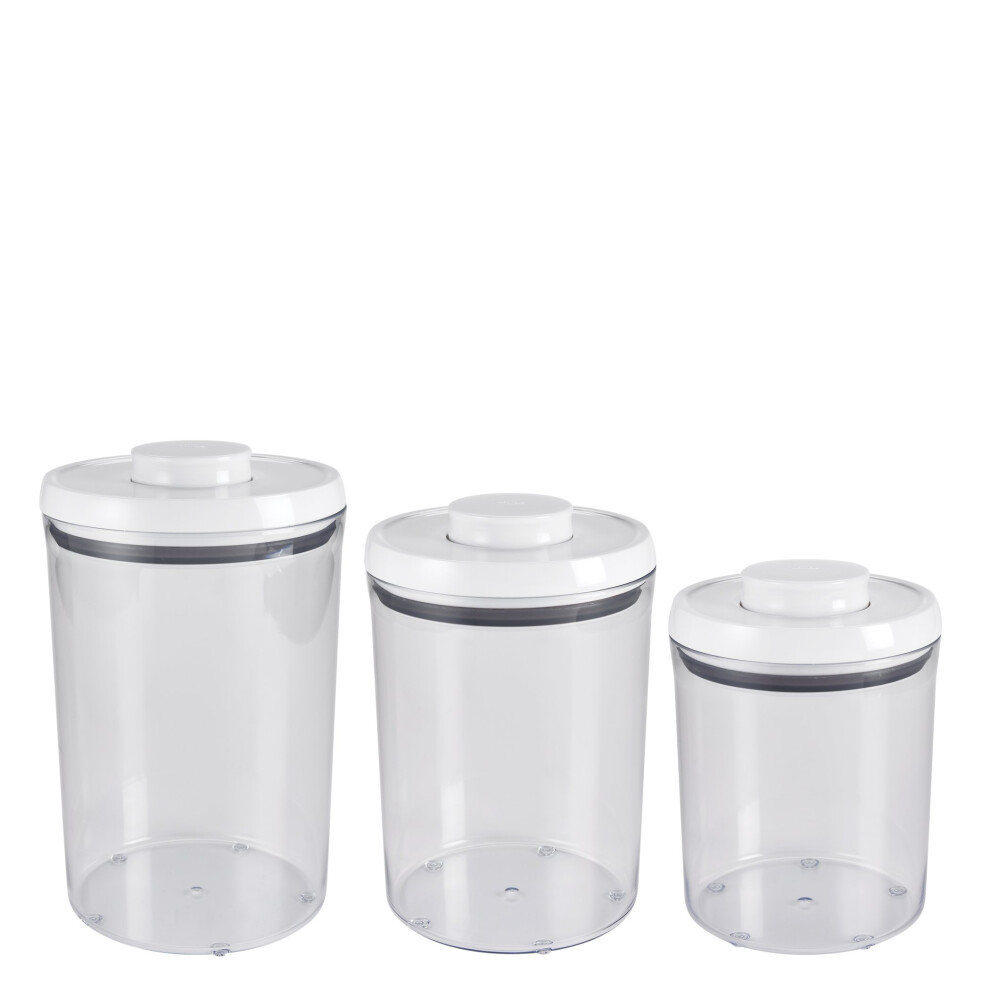 OXO Good Grips 3Piece Airtight POP Round Canister Set