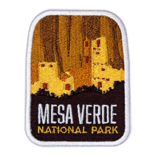 Vagabond Heart Mesa Verde National Park Patch - Mesa Verde Souvenir - Opstrijkbare reisbadge