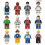 12PCS professional athlete Toy figurine Building block 1