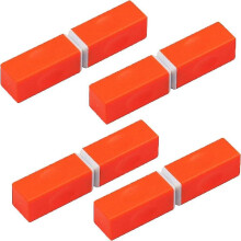 (Orange) 4pcs Bounce Bricks, Magnetic Building Blocks, Magnetic Fidget Block Toy, Mini Building Blocks, Fidget Magnetic Spinner, Magic Decompression Toy Tw
