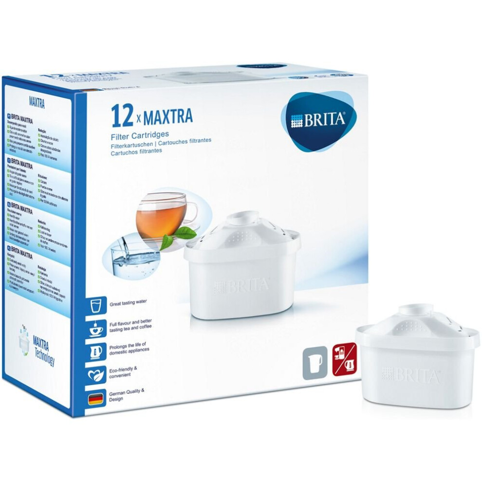 Brita MAXTRA Water Filter Cartridge Pack of 12