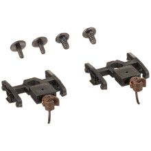 Carrelli merci con cuscinetti a rulli Bachmann Industries senza ruote in scala N (confezione da 12)