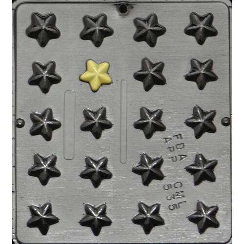 Candy Molds N More Stars Small Star Chocolate Candy Mold 535