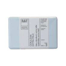 Tinta Encaústica R&F Artista, Cerúleo Extra Claro, 333 ml