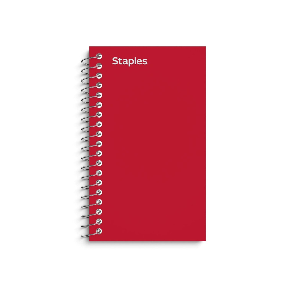 Staples Memo Books  3 x 5Inches  Side Bound 5Count