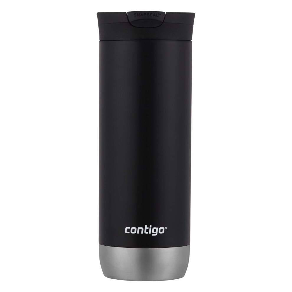 Contigo Huron 20 Stainless Steel Travel Mug with SNAPSEAL Lid  20oz  Licorice